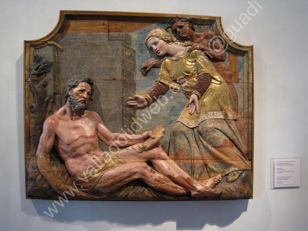 092 Valladolid - Museo N. Colegio San Gregorio - Francisco Giralte. Job en el muladar. 1550