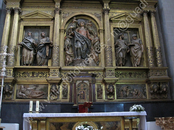 Valladolid - Iglesia de La Magdalena 108 2010 Retablo de Esteban Jordan 1571-1575