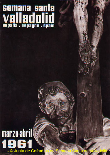 Semana Santa de Valladolid cartel de la JCSSVA 1961