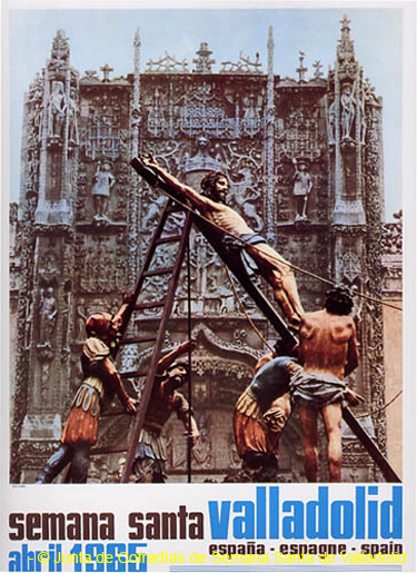 Semana Santa de Valladolid cartel de la JCSSVA 1965
