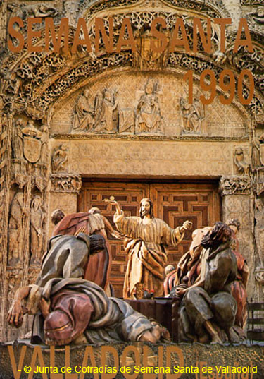 Semana Santa de Valladolid cartel de la JCSSVA 1990