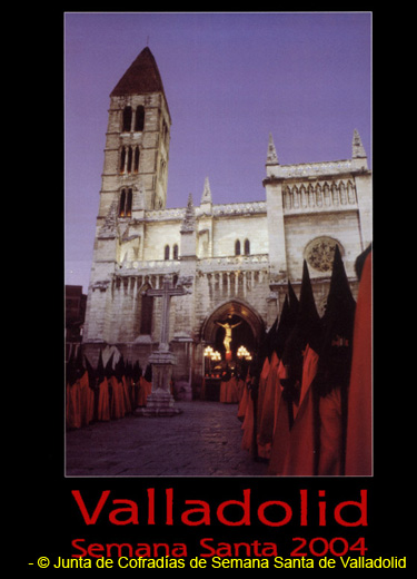 Semana Santa de Valladolid cartel de la JCSSVA 2004
