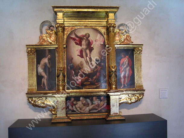 094 Valladolid - Museo N. Colegio San Gregorio - G. Palencia y Benedetto Rabuyate. Retablo de la Resurreccion. 1570 