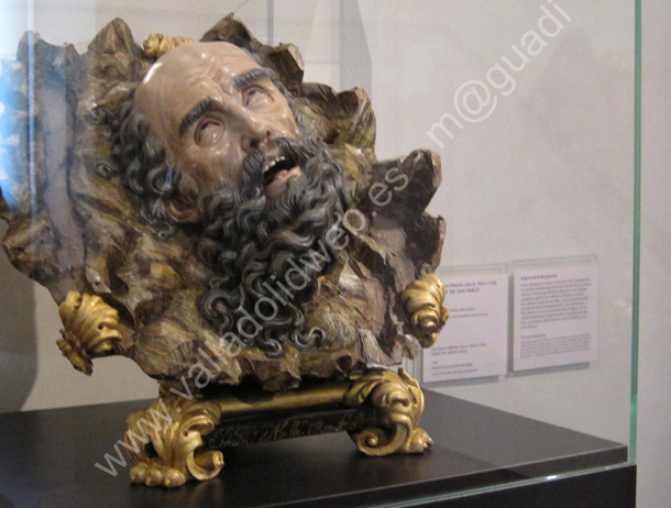 119 Valladolid - Museo N. Colegio San Gregorio - Juan Alonso Villabrille y Ron. Cabeza de San Pablo. 1707