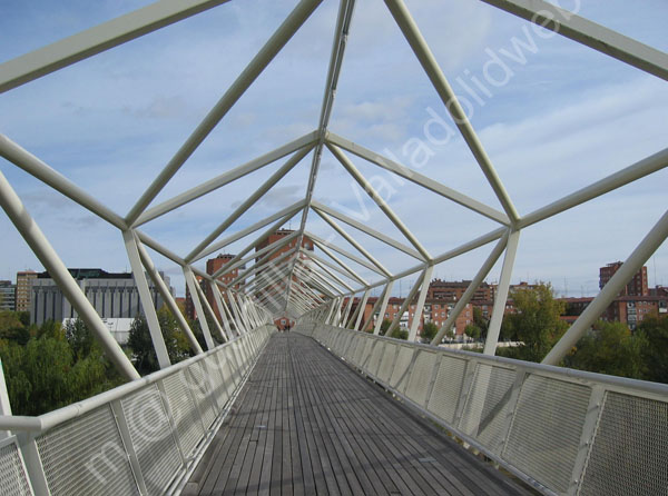 Valladolid - Puente Pasarela sobre el Pisuerga - Museo de la Ciencia 003 2009