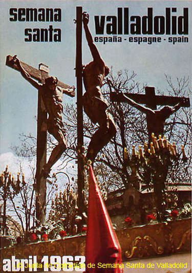 Semana Santa de Valladolid cartel de la JCSSVA 1963