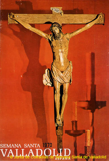 Semana Santa de Valladolid cartel de la JCSSVA 1970