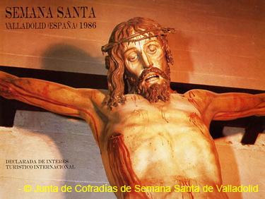 Semana Santa de Valladolid cartel de la JCSSVA 1986