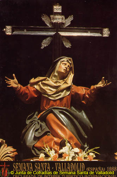 Semana Santa de Valladolid cartel de la JCSSVA 1988