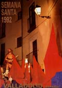 Semana Santa de Valladolid cartel de la JCSSVA 1992 b